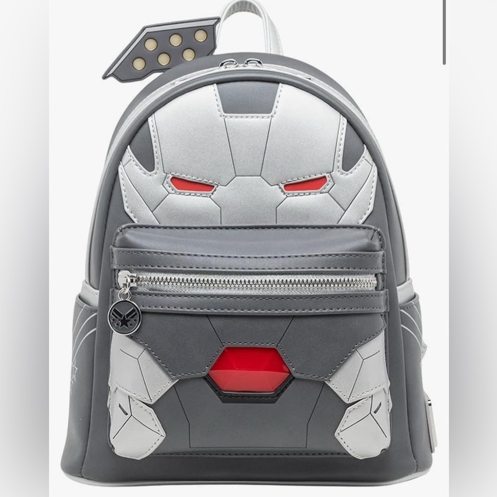 Loungefly Marvel Light Up War Machine Cosplay Mini Backpack NWT
